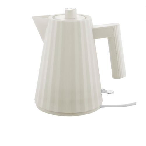 Alessi ALESSI  Plisse Electric Kettle - WHITE - Small