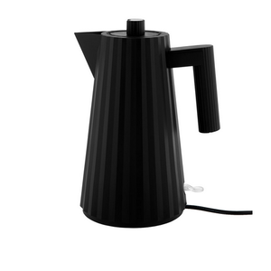 Alessi ALESSI Plisse Electric Kettle Black Large