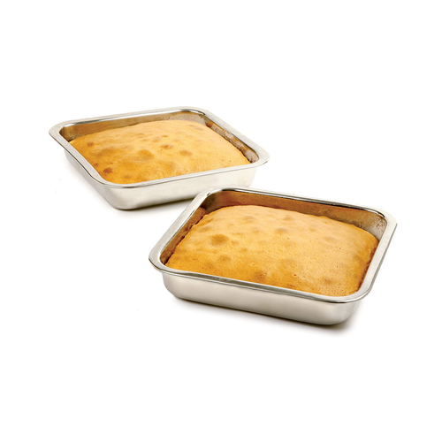 NORPRO Square Cake Pan Stainless Steel 8"