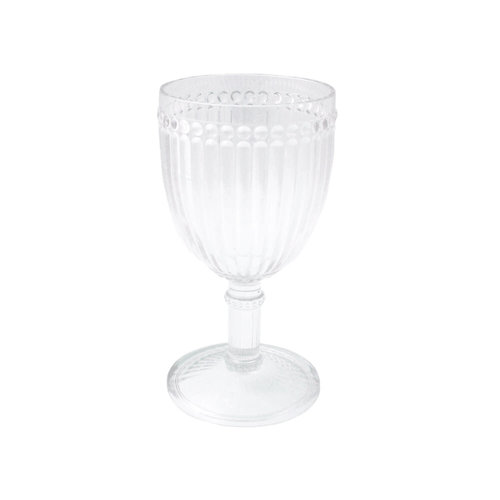 Le Cadeaux Milano Wine 12oz Glass Clear Polycarbonate Le Cadeaux Milano Wine 12oz Glass Clear Polycarbonate
