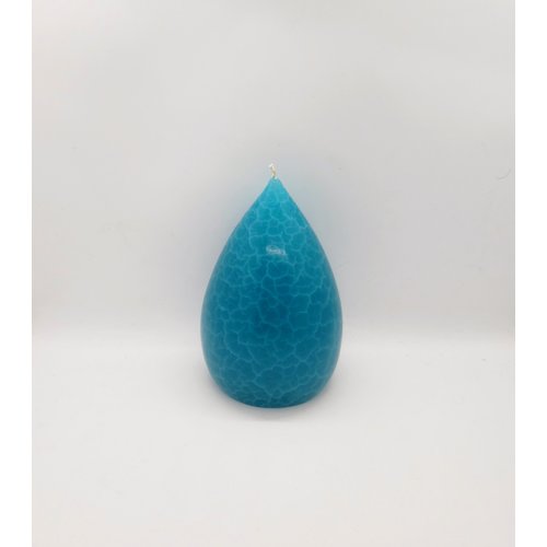Barrick Design Candle Stout Crackle Turqoise