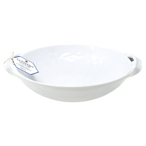 Le Cadeaux BIANCO Large Two Handled Bowl 33cm Le Cadeaux BIANCO Large Two Handled Bowl 33cm