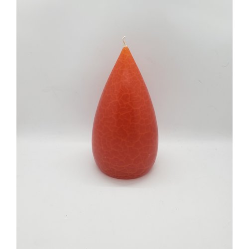 Barrick Design Candle Stout Crackle Burnt Orange