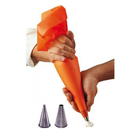 DEBUYER Pastry Bag Set with Two Nozzles
