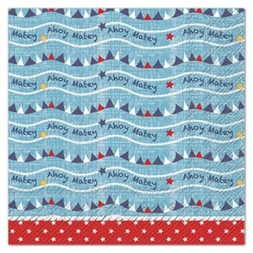 IHR Napkin Lunch Paper AHOY MATEY IHR Napkin Lunch Paper AHOY MATEY