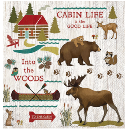 Carsim Napkin Lunch Paper CABIN LIFE Carsim Napkin Lunch Paper CABIN LIFE