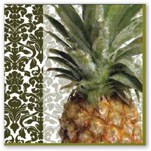OCD Napkin Cocktail Paper Exotic Pineapple OCD Napkin Cocktail Paper Exotic Pineapple