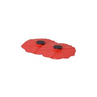 Lid Drink Silicone Poppy Set of 2