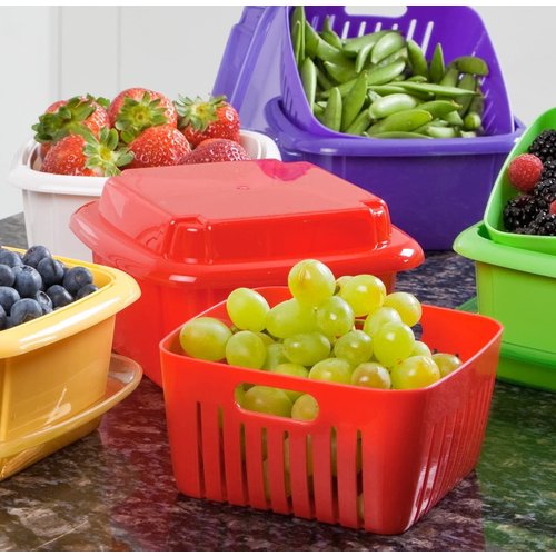 Hutzler 3 IN 1 BERRY STORAGE BOX/ MIXED COLORS Hutzler 3 IN 1 BERRY STORAGE BOX/ MIXED COLORS