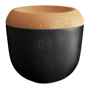 Emile Henry EMILE HENRY Garlic Keeper Truffle Black