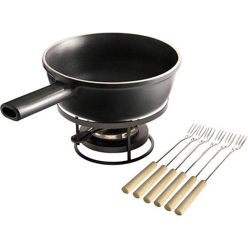 Emile Henry EMILE HENRY Delight Fondue Set 1.2 Litre BLACK Emile Henry EMILE HENRY Delight Fondue Set 1.2 Litre BLACK