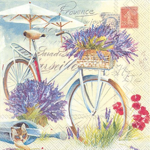 IHR Napkin Cocktail Paper PROVENCE TOUJOUR IHR Napkin Cocktail Paper PROVENCE TOUJOUR