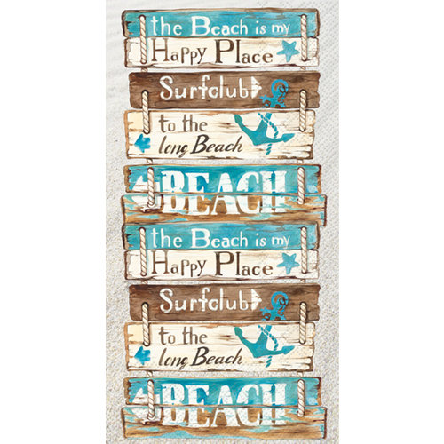 IHR Napkin/Guest Towel Paper HAPPY PLACE AT THE BEACH IHR Napkin/Guest Towel Paper HAPPY PLACE AT THE BEACH