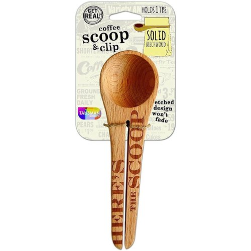 TALISMAN DESIGNS COFFEE SCOOP & CLIP - PHRASES TALISMAN DESIGNS COFFEE SCOOP & CLIP - PHRASES