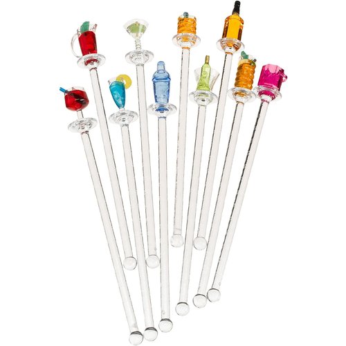 Swizzle Sticks Happy Hour/ Pack of 10