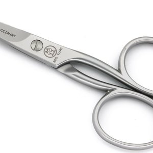 Kissing Cranes 1834 Nail scissor  3 1/2” micro serrated stainless steel matted