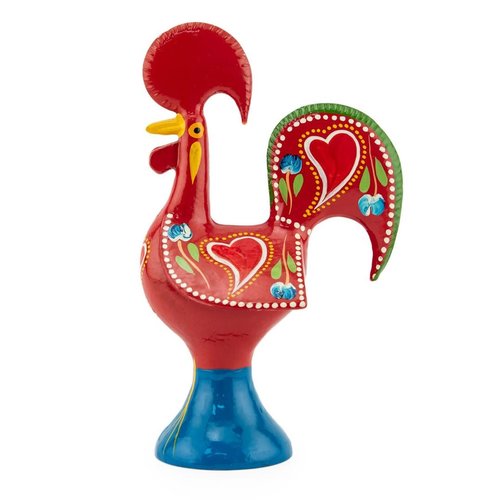 PORTUGAL IMPORTS ROOSTER RED BARCELOS 30 CM. PORTUGAL IMPORTS ROOSTER RED BARCELOS 30 CM.