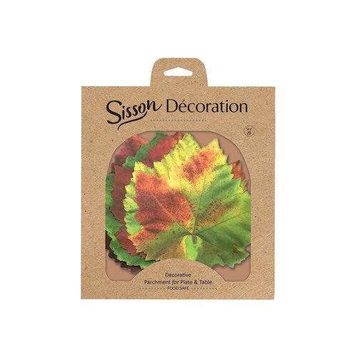 Harold Import Company Grape Parchment Leaves/ Set of 20