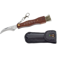 Mushroom knife with pouch KISSING CRANES 1834