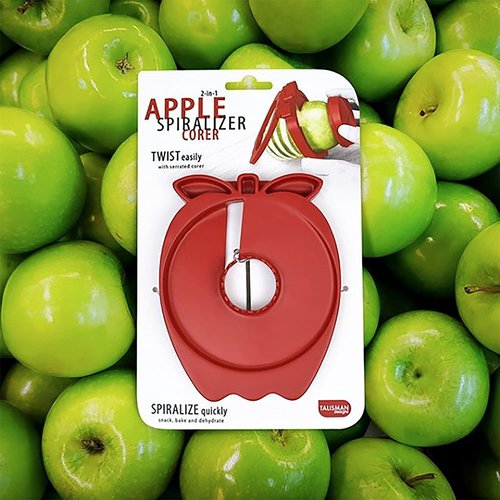 TALISMAN DESIGNS Apple Shaped Fruit Spiralizer and Corer