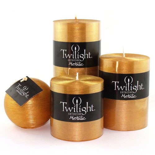 OCD SILKY METALLIC PILLAR - 3” X 4” - GOLD OCD SILKY METALLIC PILLAR - 3” X 4” - GOLD