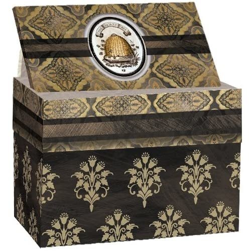 Lang Recipe box HONEY AND GREY Lang Recipe box HONEY AND GREY