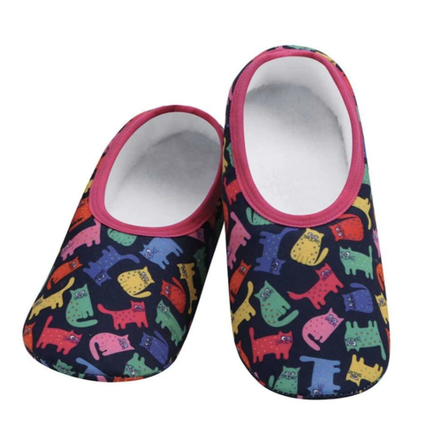 Snoozies Snoozies Slippers Cats Colourful Extra Large Snoozies Snoozies Slippers Cats Colourful Extra Large