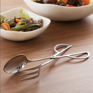 Adamo Import Salad Tong Stainless Steel Deluxe Large