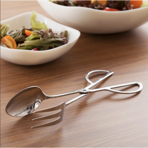 Adamo Import Salad Tong Stainless Steel Deluxe large