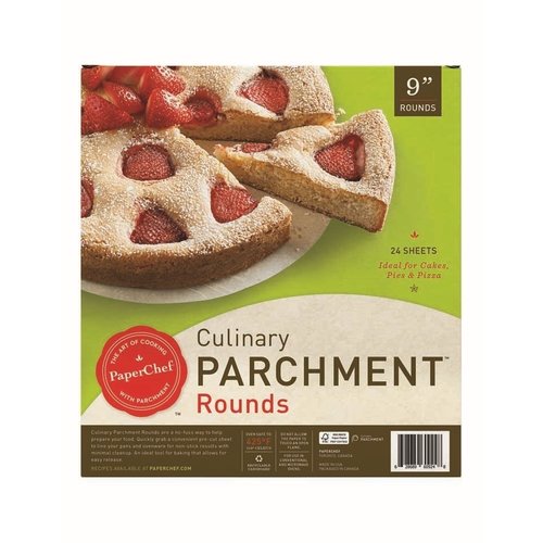 PaperChef Parchment Pre-Cut 9" Rounds PaperChef PaperChef Parchment Pre-Cut 9" Rounds PaperChef