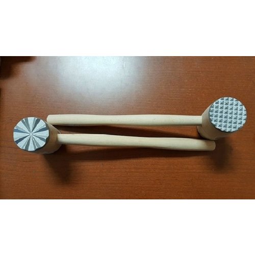 Adamo Import Meat Hammer wood with metal ends