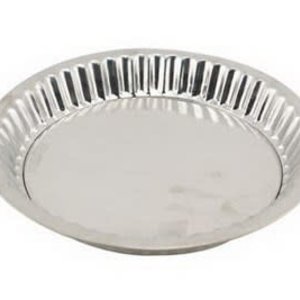 PORTUGAL IMPORTS Pie Pan Tin Removable Bottom 8.75" Wide