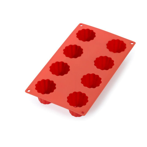 Lekue LEKUE CANNELE BORDELAIS MOLD - 8 - RED Lekue LEKUE CANNELE BORDELAIS MOLD - 8 - RED