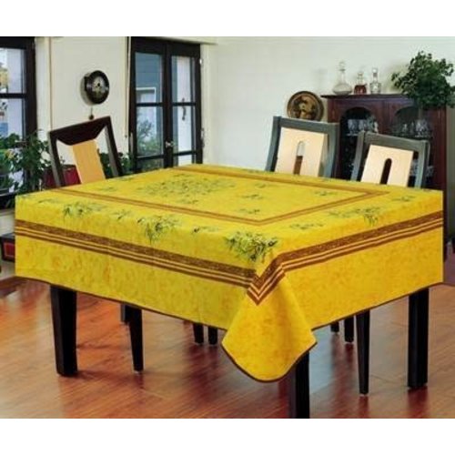 Texstyles Deco Table cloth Poly 58”X78” Grass Yellow Texstyles Deco Table cloth Poly 58”X78” Grass Yellow