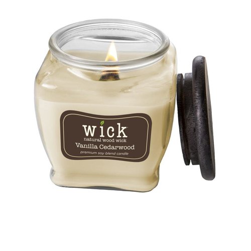 Wick Wood Wick Vanilla Cedarwood 15oz Wick Wood Wick Vanilla Cedarwood 15oz