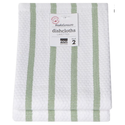 Now Designs Dishcloth Basketweave Sage Now Designs Dishcloth Basketweave Sage