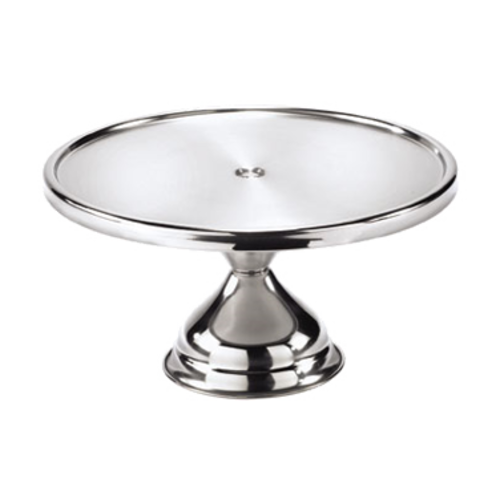 Browne Cake/Pastry Stand Stainless Steel 12" x 7-1/8"