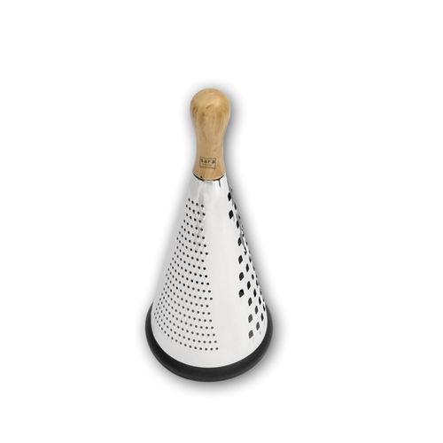 Sara Cucina Grater Standing Olivewood Handle ITALY Hand-Wash Sara Cucina Grater Standing Olivewood Handle ITALY Hand-Wash
