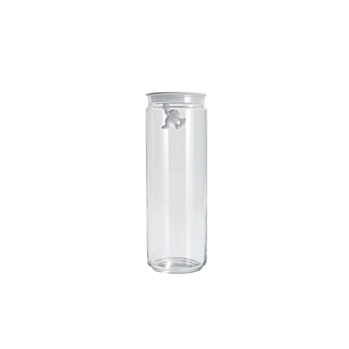 Alessi ALESSI Gianni Glass Storage Jar 2L WHITE