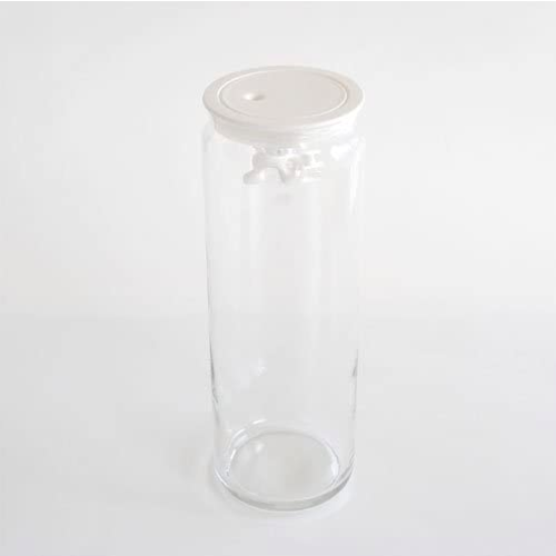 Alessi ALESSI Gianni Glass Storage Jar 2L WHITE