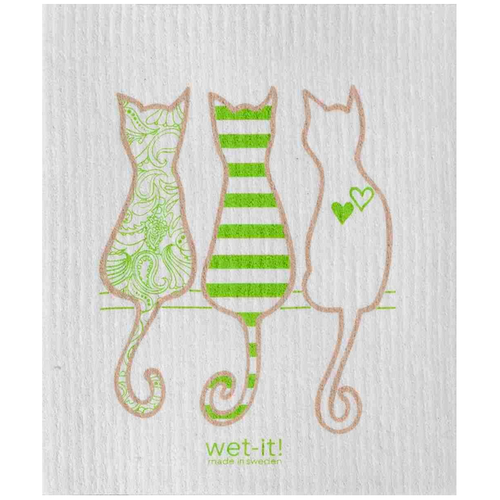 Swedish Cloth Swedish Cloth Cat Lover Green Swedish Cloth Swedish Cloth Cat Lover Green