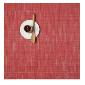 Placemat Bamboo Square POPPY