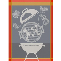 Garnier Thiebaut Tea Towel Lobster Grill Charcoal
