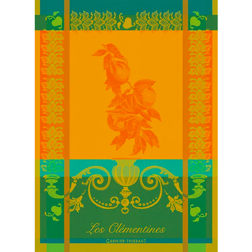 Garnier Thiebaut Garnier Thiebaut Tea Towel Clementines Safran Garnier Thiebaut Garnier Thiebaut Tea Towel Clementines Safran