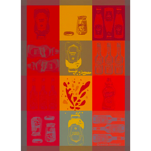 Garnier Thiebaut Garnier Thiebaut Tea Towel Ketchup Tomato Garnier Thiebaut Garnier Thiebaut Tea Towel Ketchup Tomato