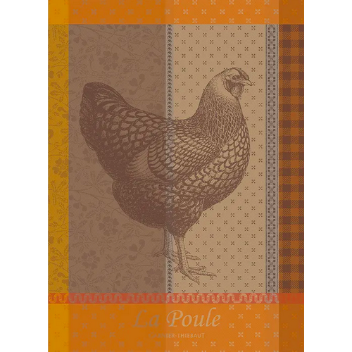 Garnier Thiebaut Garnier Thiebaut Tea Towel La Poule Rousse Garnier Thiebaut Garnier Thiebaut Tea Towel La Poule Rousse