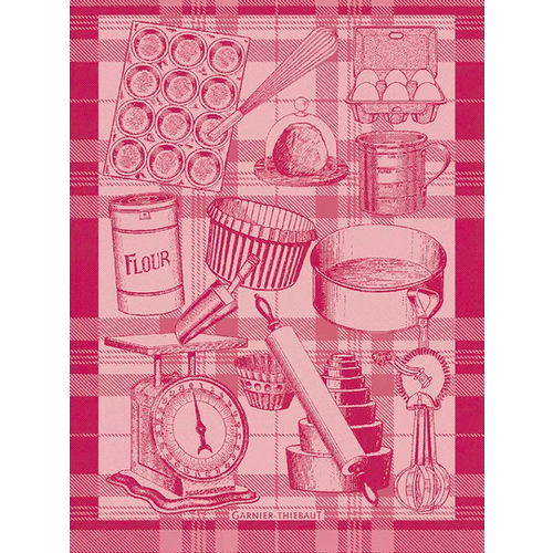 Garnier Thiebaut Garnier Thiebaut Tea Towel Bakery Red Garnier Thiebaut Garnier Thiebaut Tea Towel Bakery Red