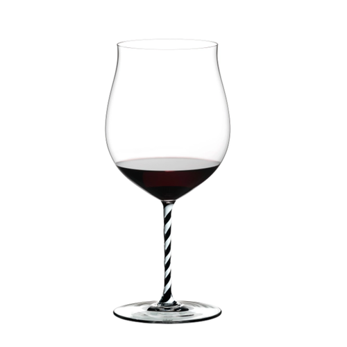 Riedel Fatto A Mano Burgundy Grand Cru Black & White Twisted