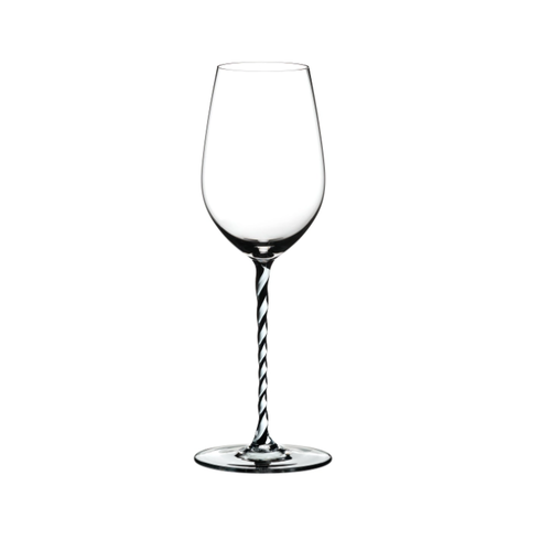 Riedel Fatto A Mano Riesling/Zinfandel Black & White Twisted Riedel Fatto A Mano Riesling/Zinfandel Black & White Twisted