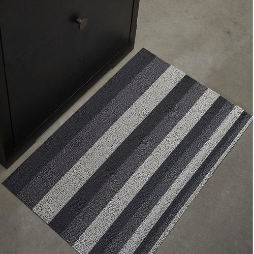 Chilewich Utility Mat Bounce Stripe Shag Moonlight